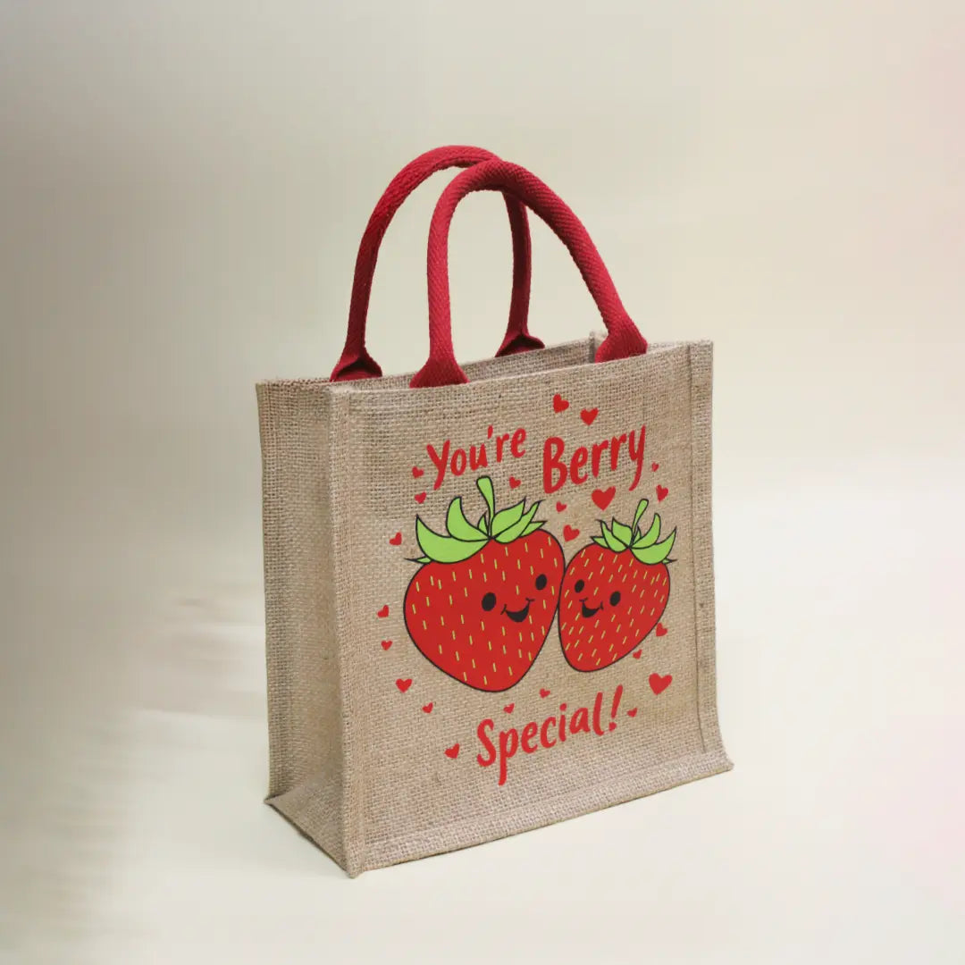 You're Berry Special Jute Bag