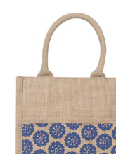Load image into Gallery viewer, 11 X 10 X 7 - JUTE POCKET ZIPPER LUNCH  (B-129-NATURAL)
