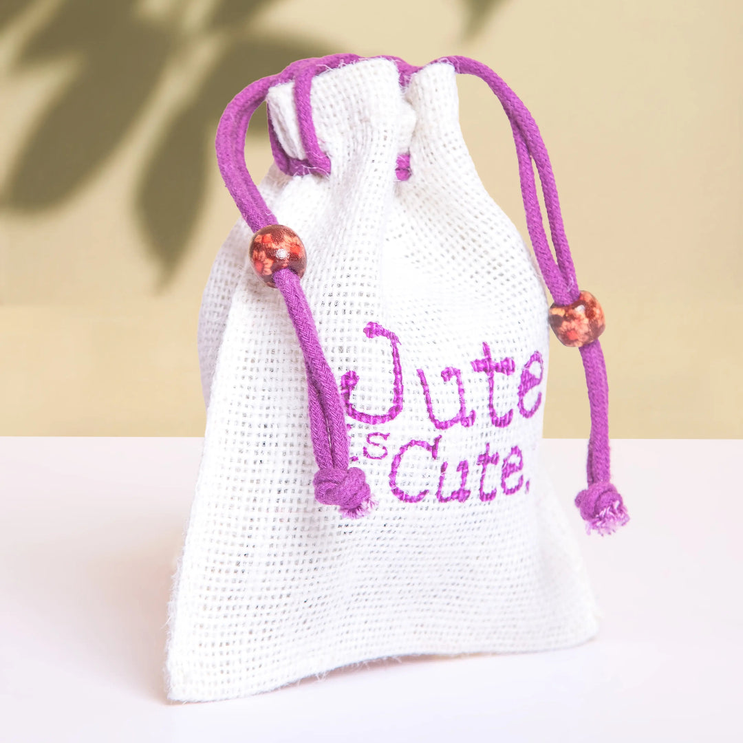 Jute is Cute Pouch(Pack of 4)