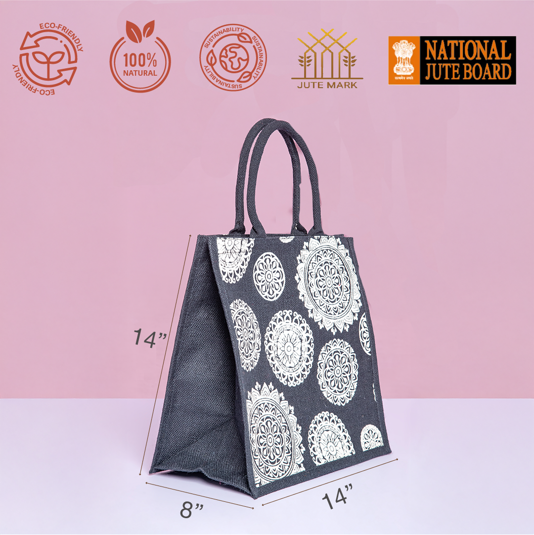 Floral Chakra Print Shopping Bag