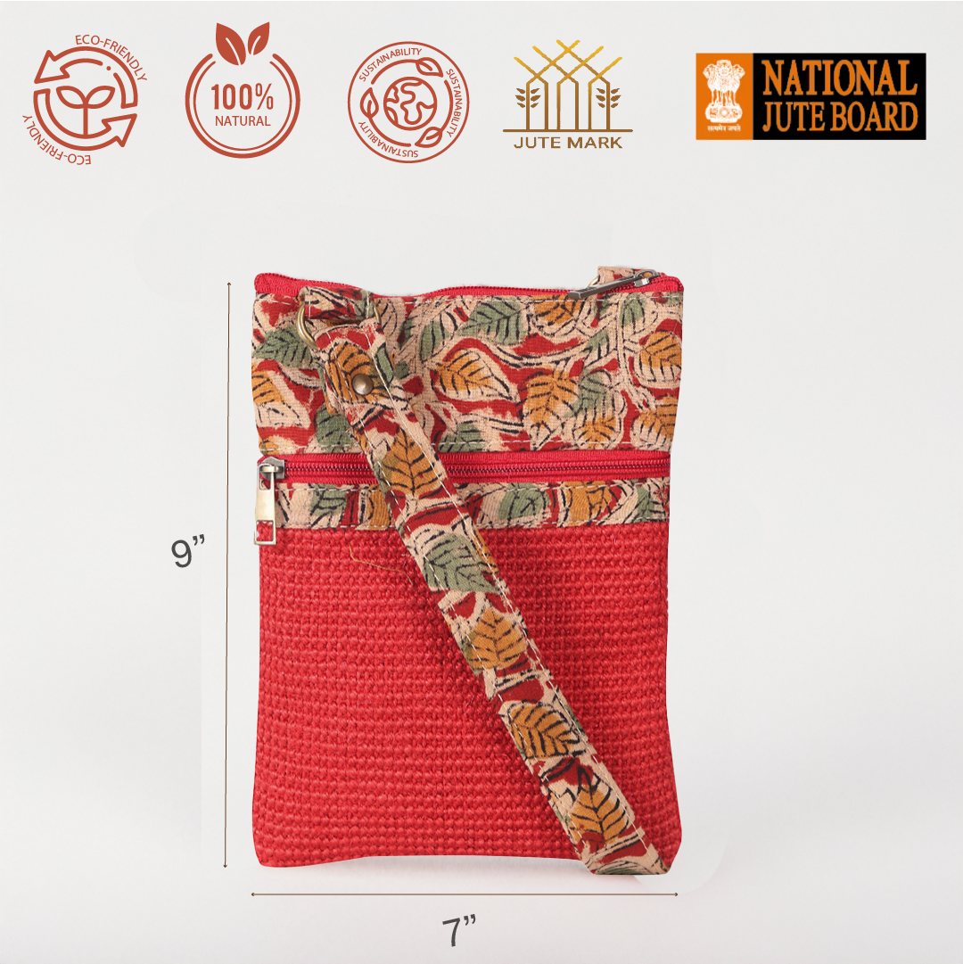 Dobby kalamkari sling bag small