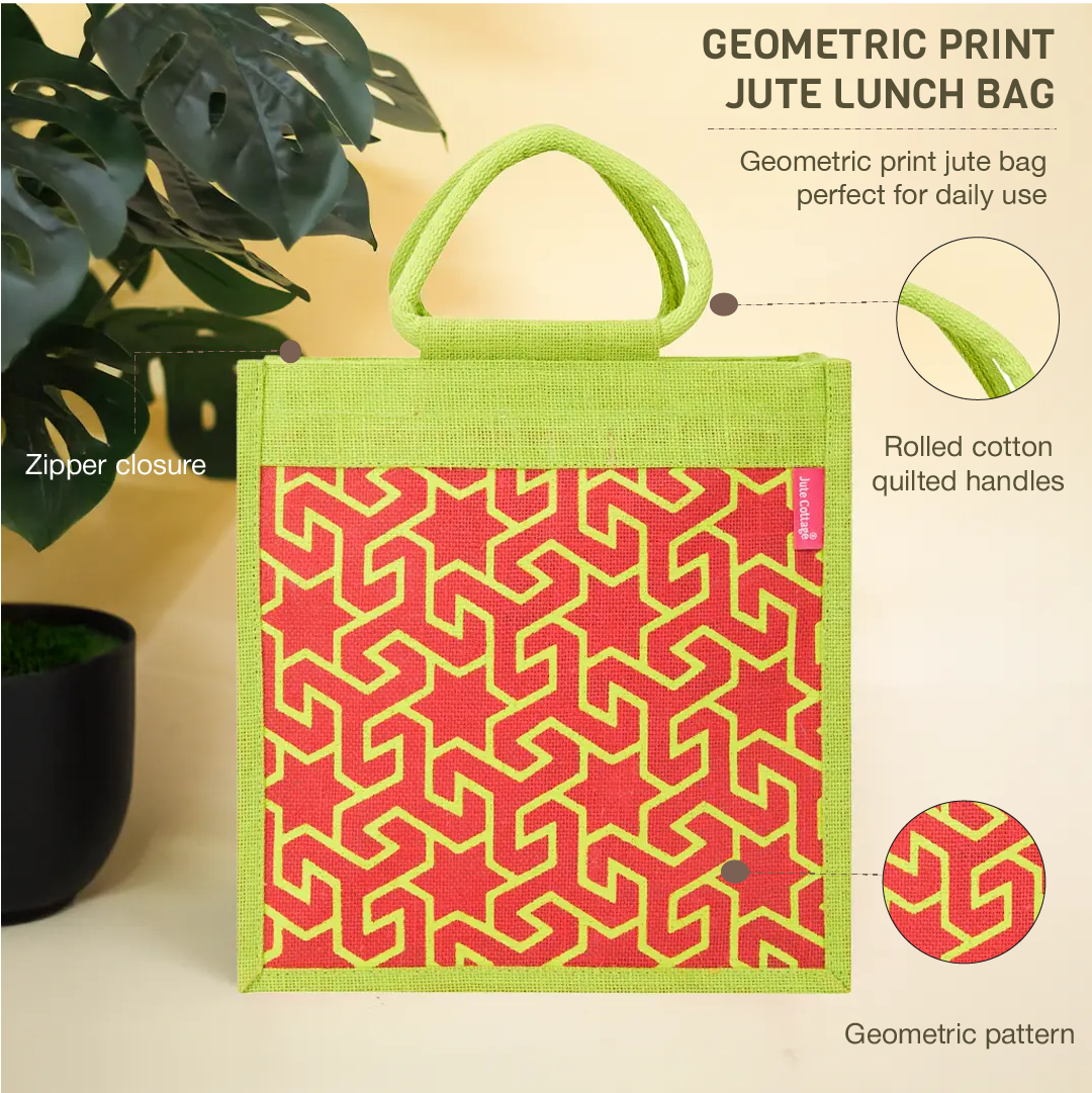 Geometric Motif Lunch bag