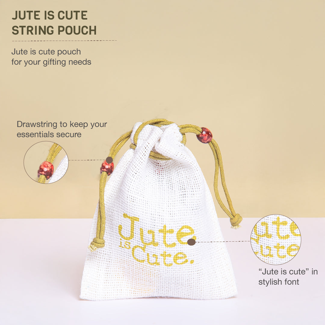 Jute is Cute Pouch(Pack of 4)