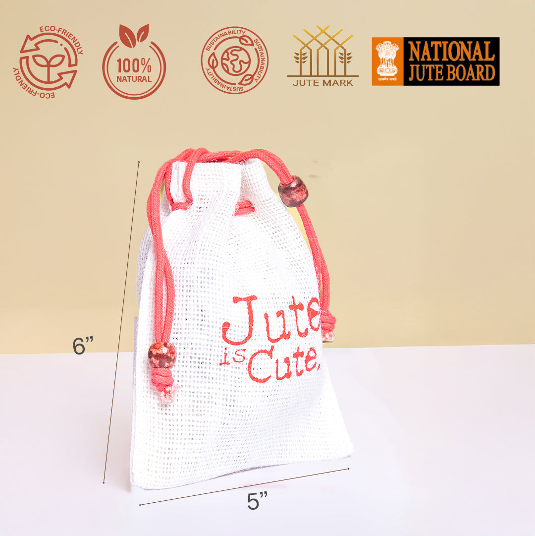 Jute is Cute Pouch(Pack of 4)