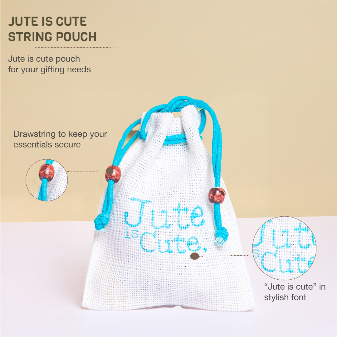Jute is Cute Pouch(Pack of 4)
