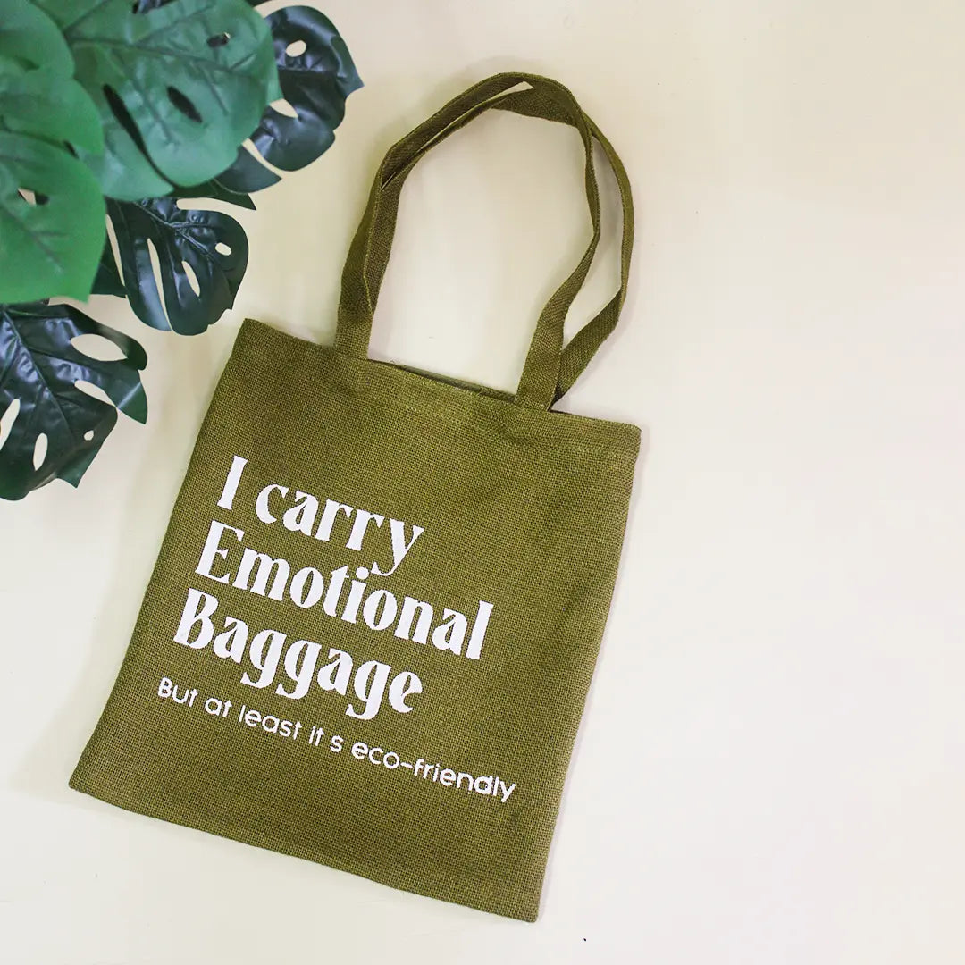 I Carry Emotional Baggage Tote Bag
