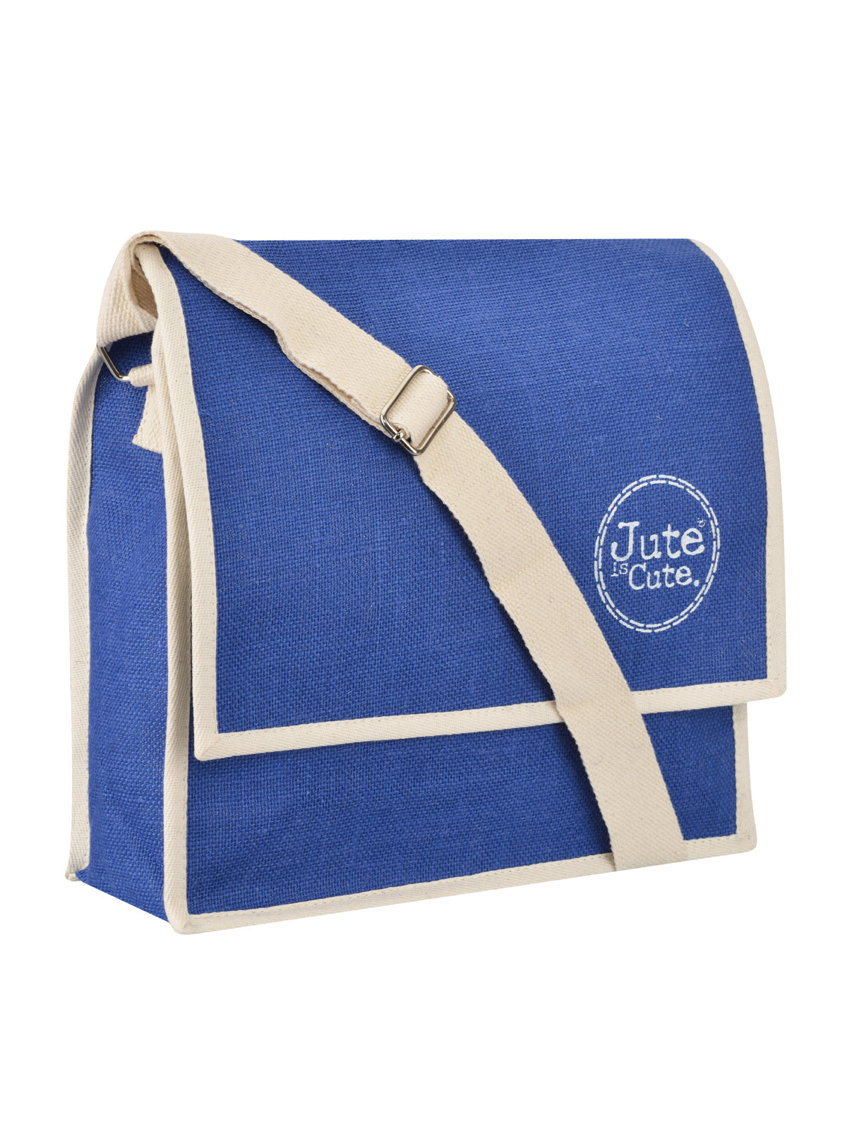 CONFERENCE BAG JUTE (D-220-BRIGHT BLUE)
