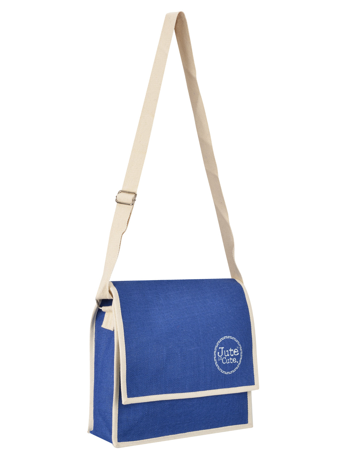 CONFERENCE BAG JUTE (D-220-BRIGHT BLUE)