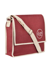 Load image into Gallery viewer, CONFERENCE BAG JUTE (D-220-MAROON)
