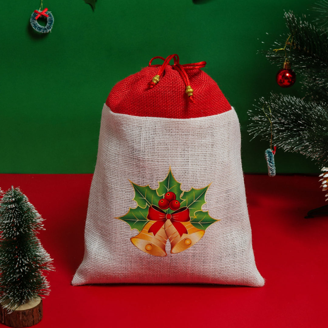 Jingle Bell Christmas String pouch