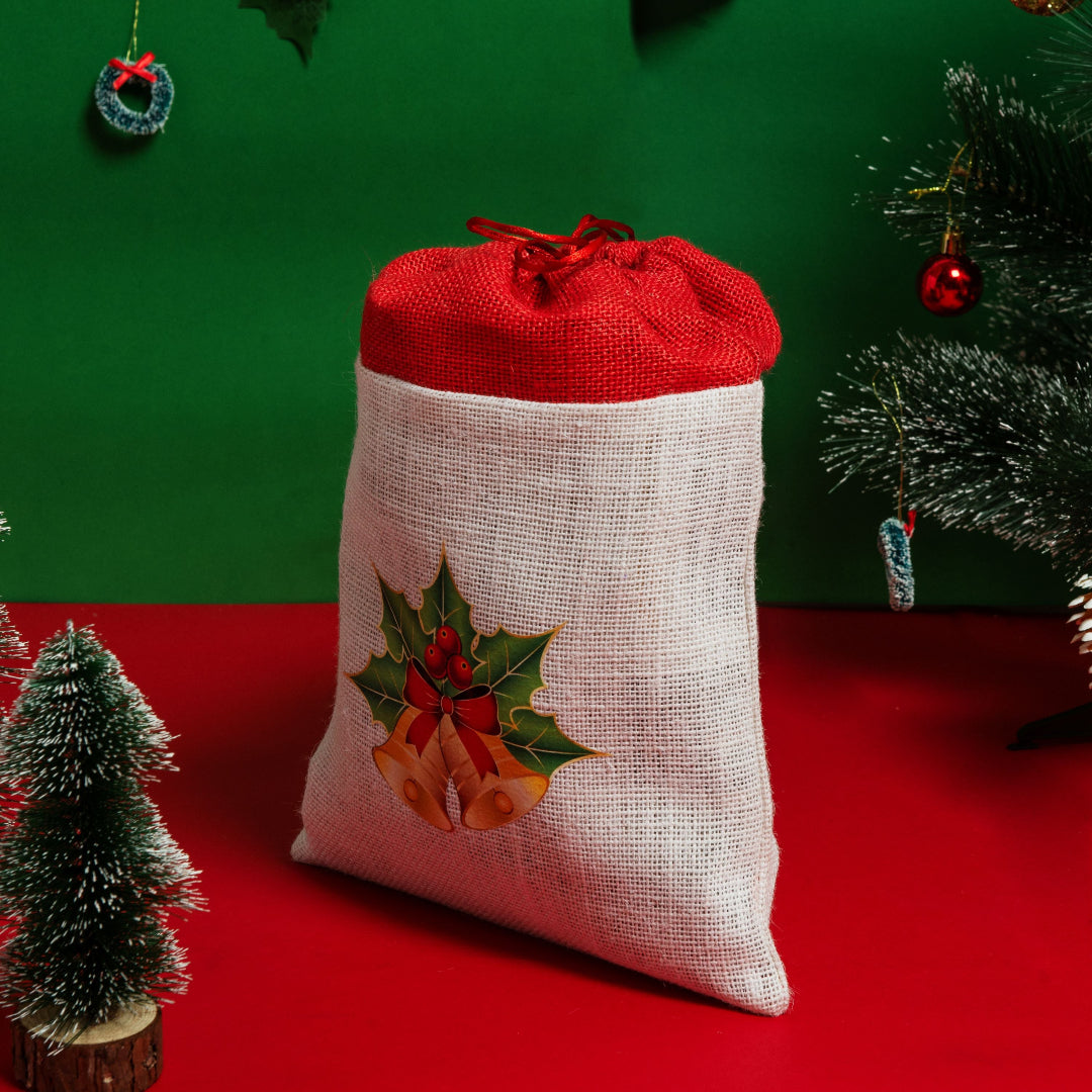 Jingle Bell Christmas String pouch