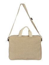 Load image into Gallery viewer, LAPTOP BAG KALAMKARI POCKET (D-233-NATURAL)
