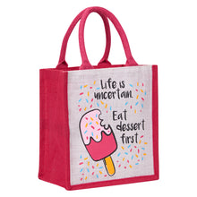 Load image into Gallery viewer, 11 X 10 X 7 - LIFE DESSERT LUNCH ZIPPER (B-247-PINK)
