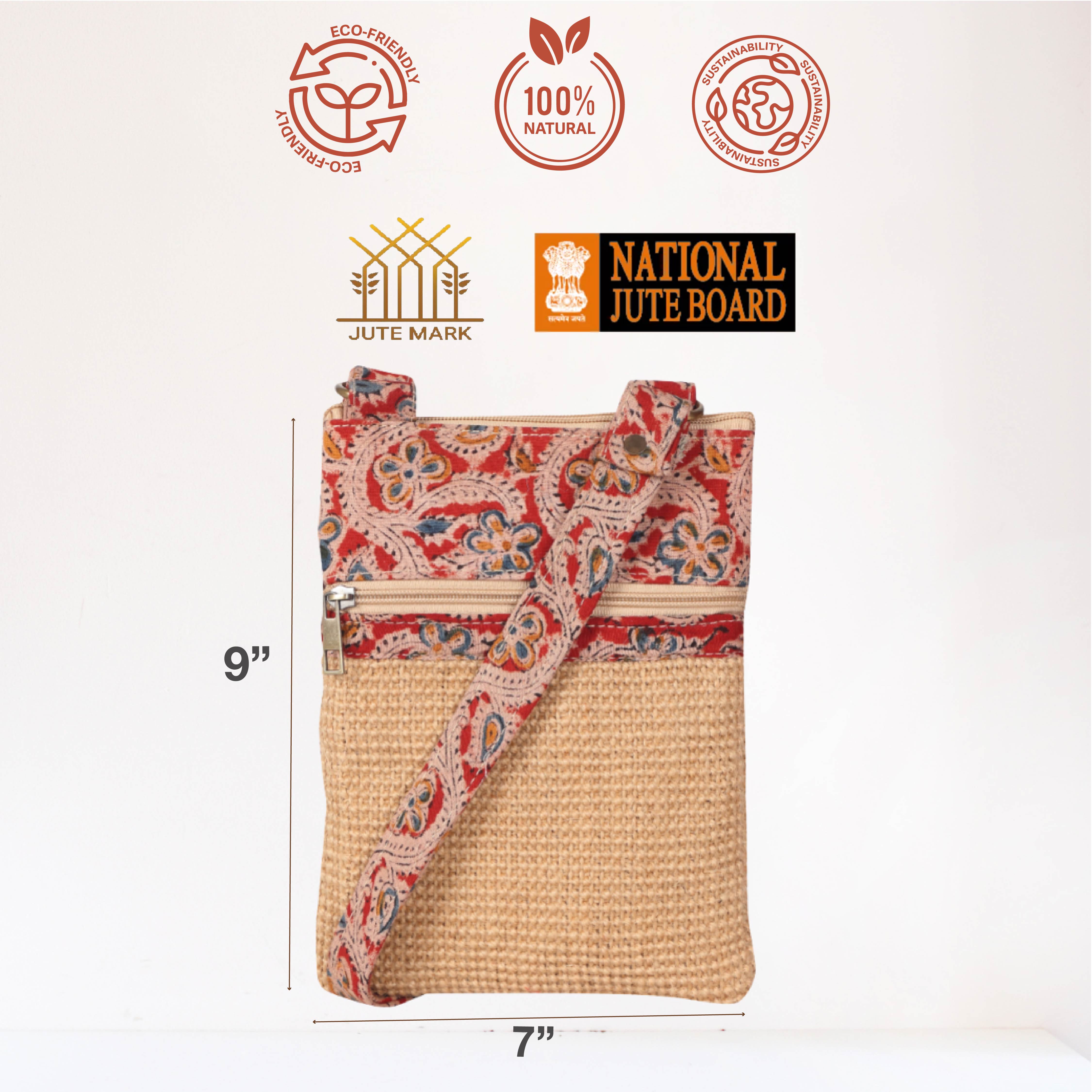 Dobby kalamkari sling bag small