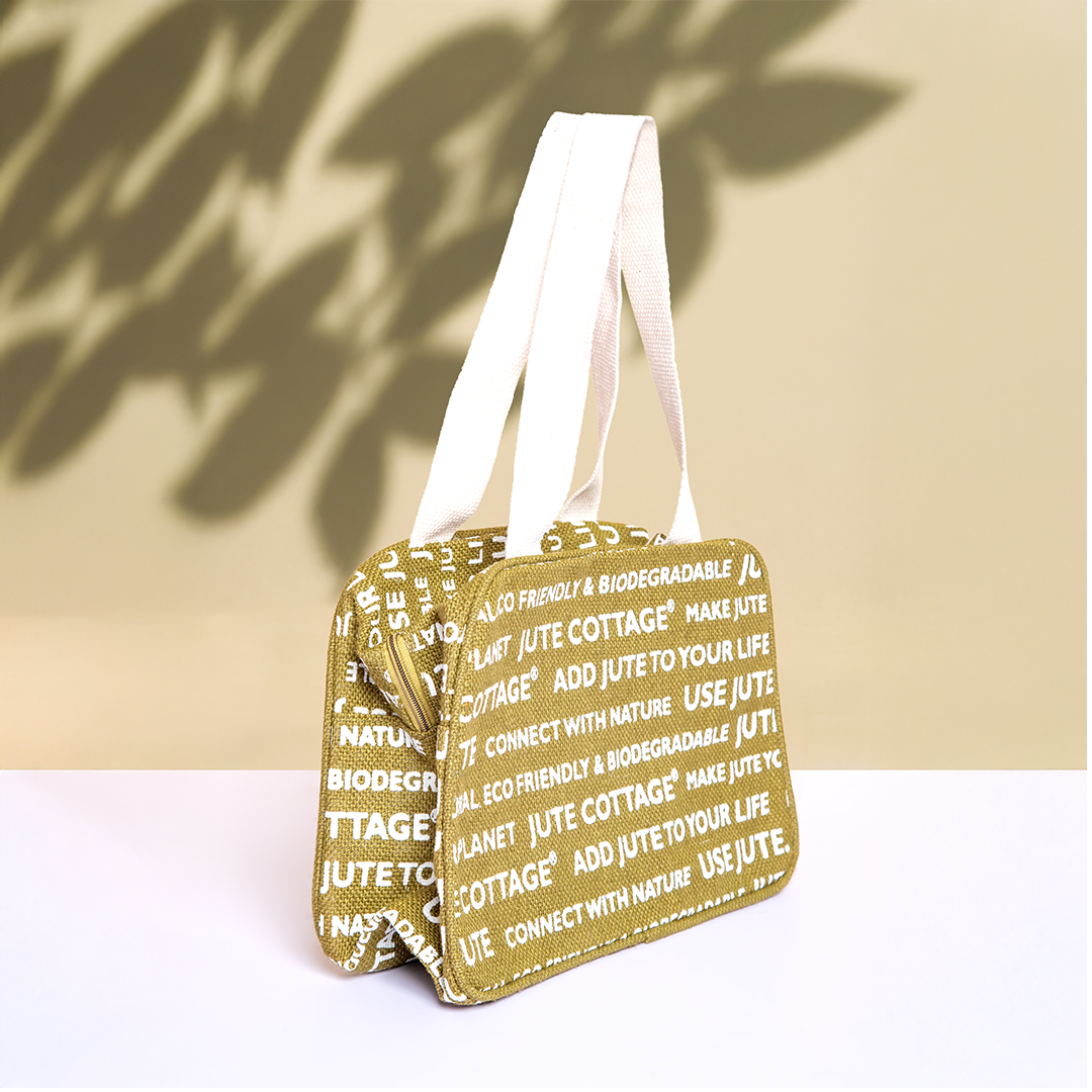 Jute Cottage Printed Lunch Bag