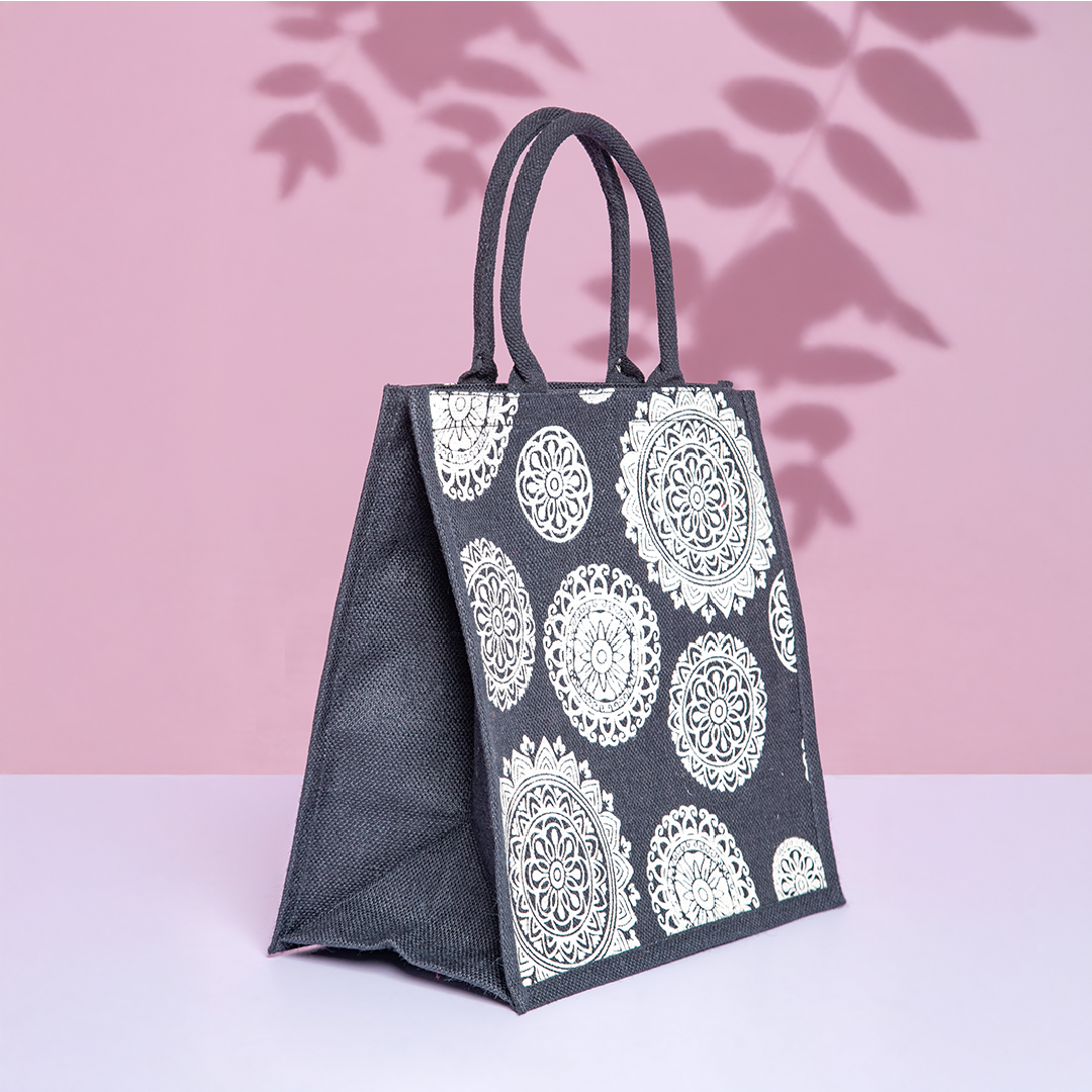 Floral Chakra Print Shopping Bag