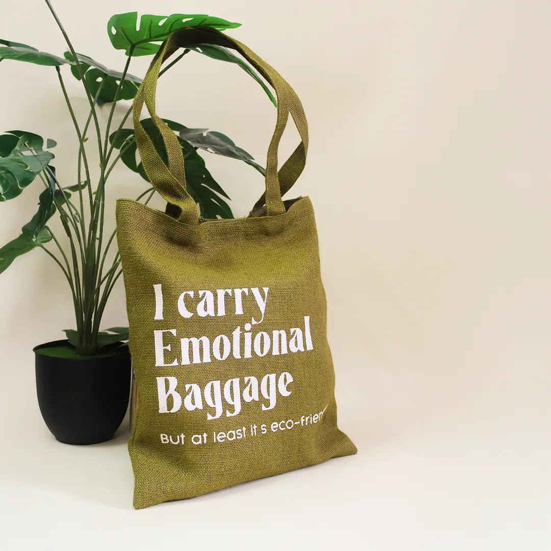 I Carry Emotional Baggage Tote Bag