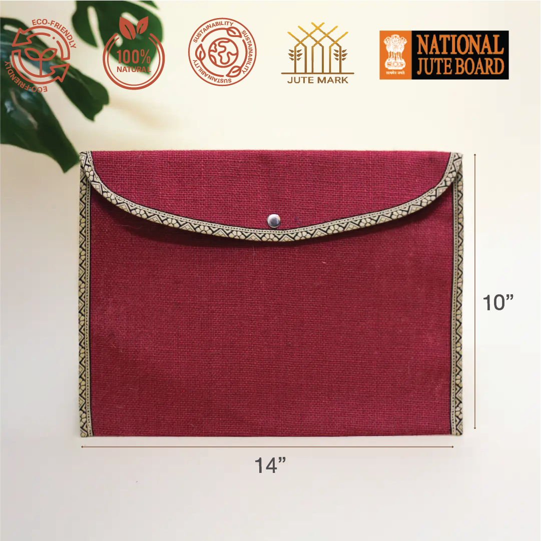 Full Flap folder with button