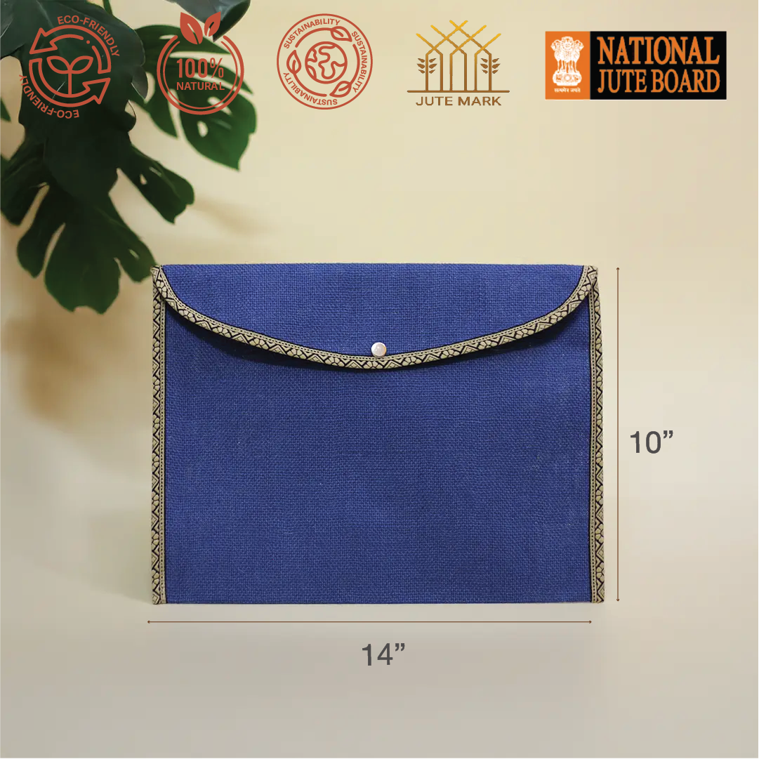 Full Flap folder with button