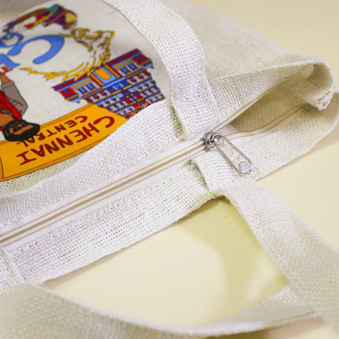 Chennai Stories Zipper Tote