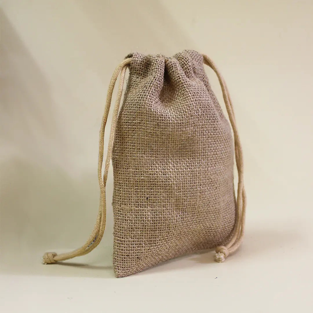 Plain Natural Jute Pouch (Small)-Pack of 100