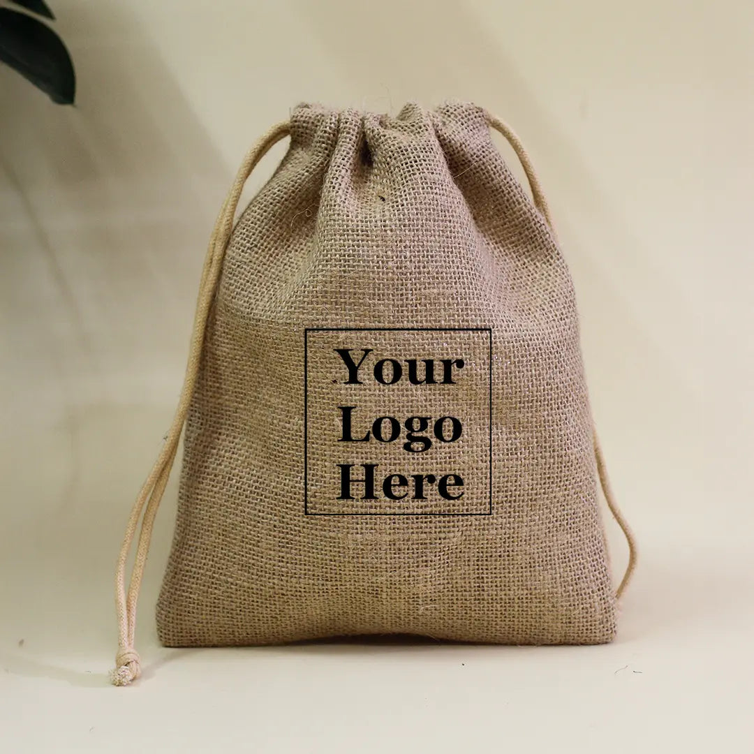 Plain Jute Pouch(9" x 7")- Pack of 100