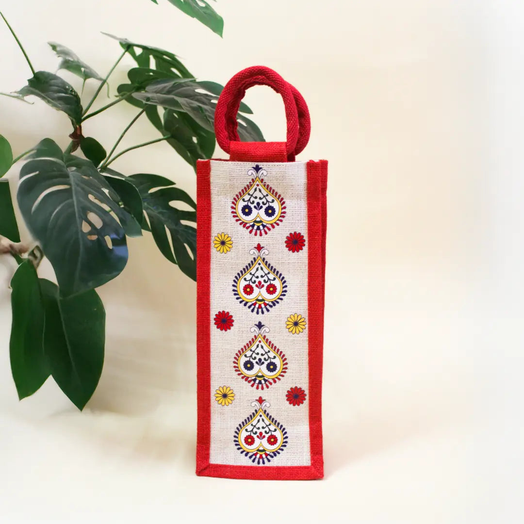 Desi Flower Bottle Bag