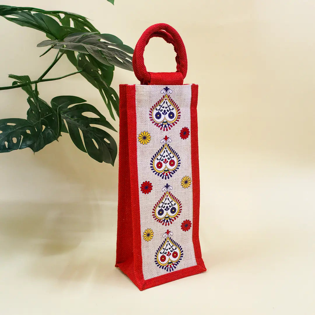 Desi Flower Bottle Bag