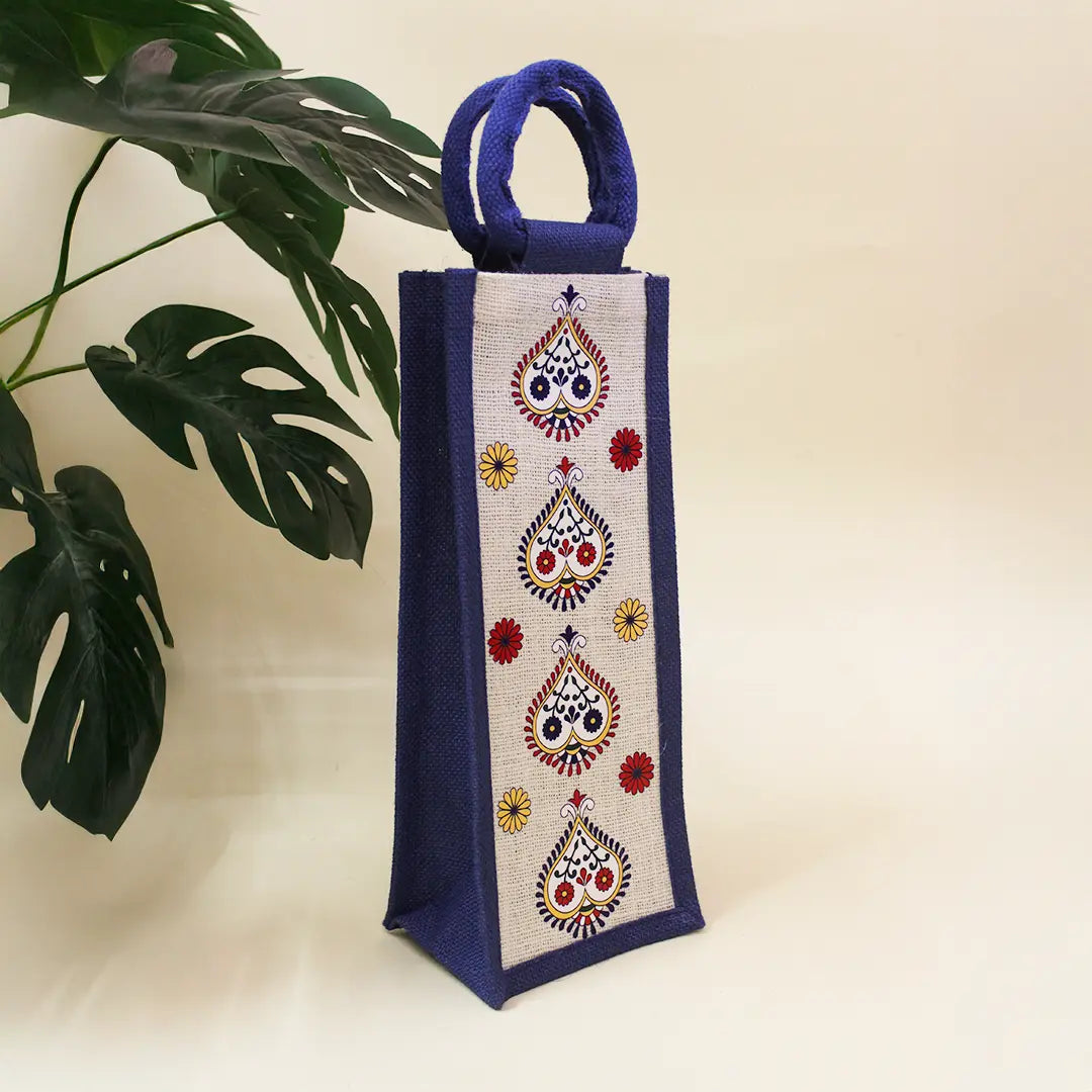 Desi Flower Bottle Bag