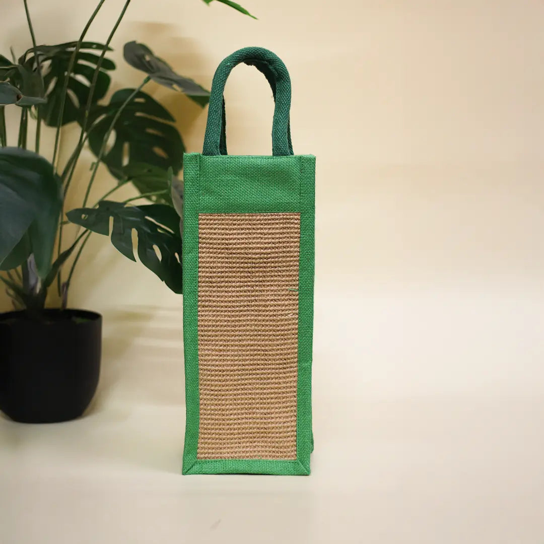 Dobby Jute Bottle bag
