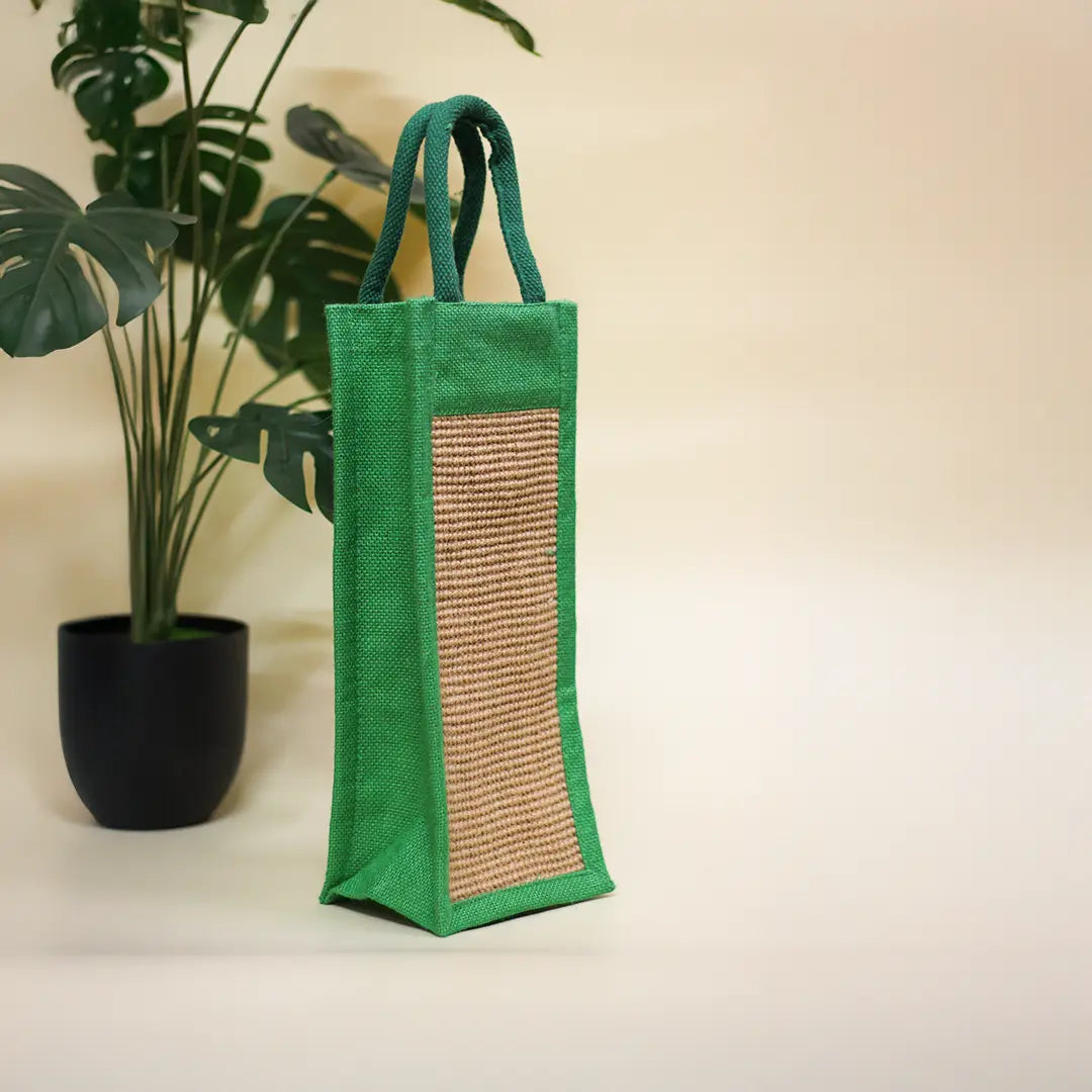 Dobby Jute Bottle bag