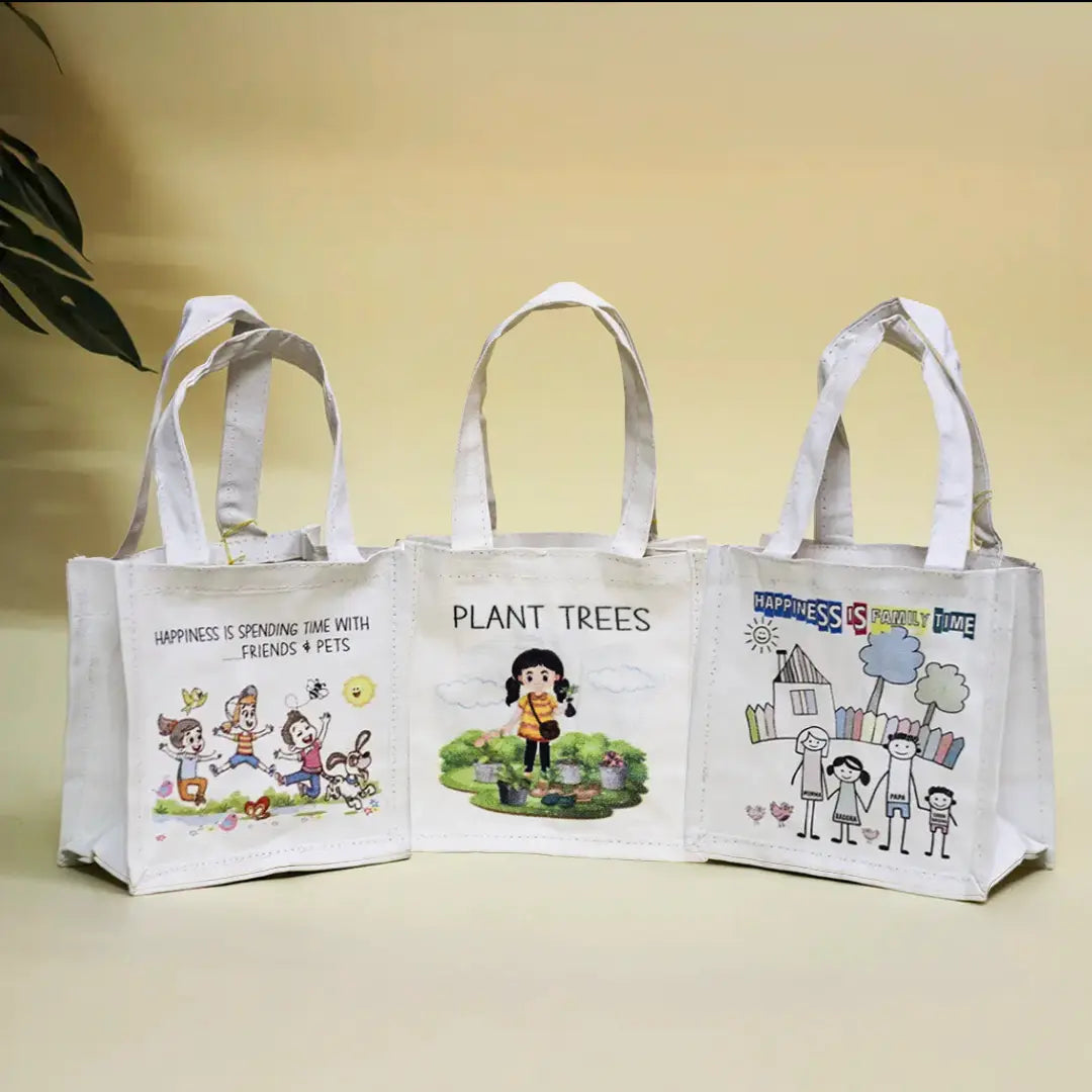 Assorted Gift Bag-Happiness & Plant Trees(Pack of 3)