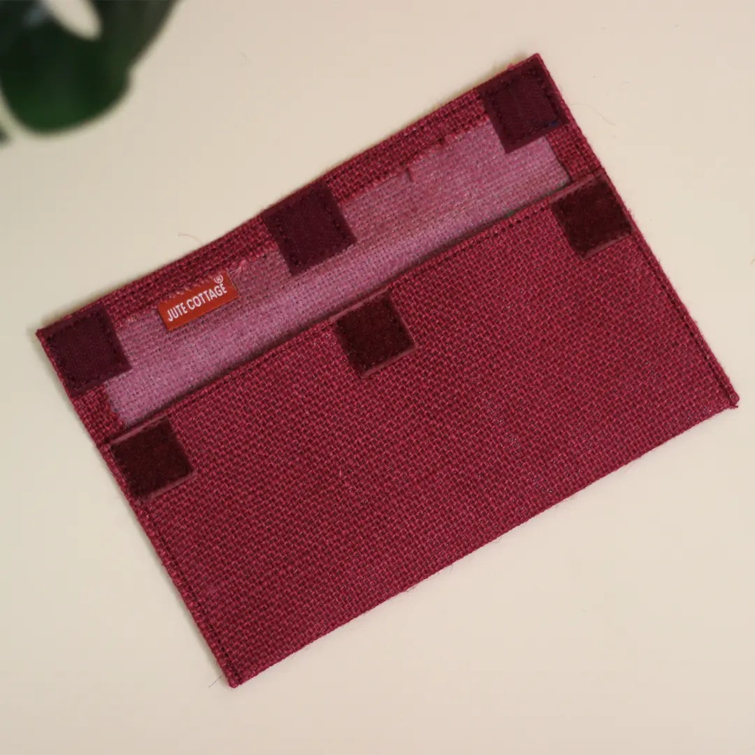 Floral print Jute Envelope(Pack of 5)