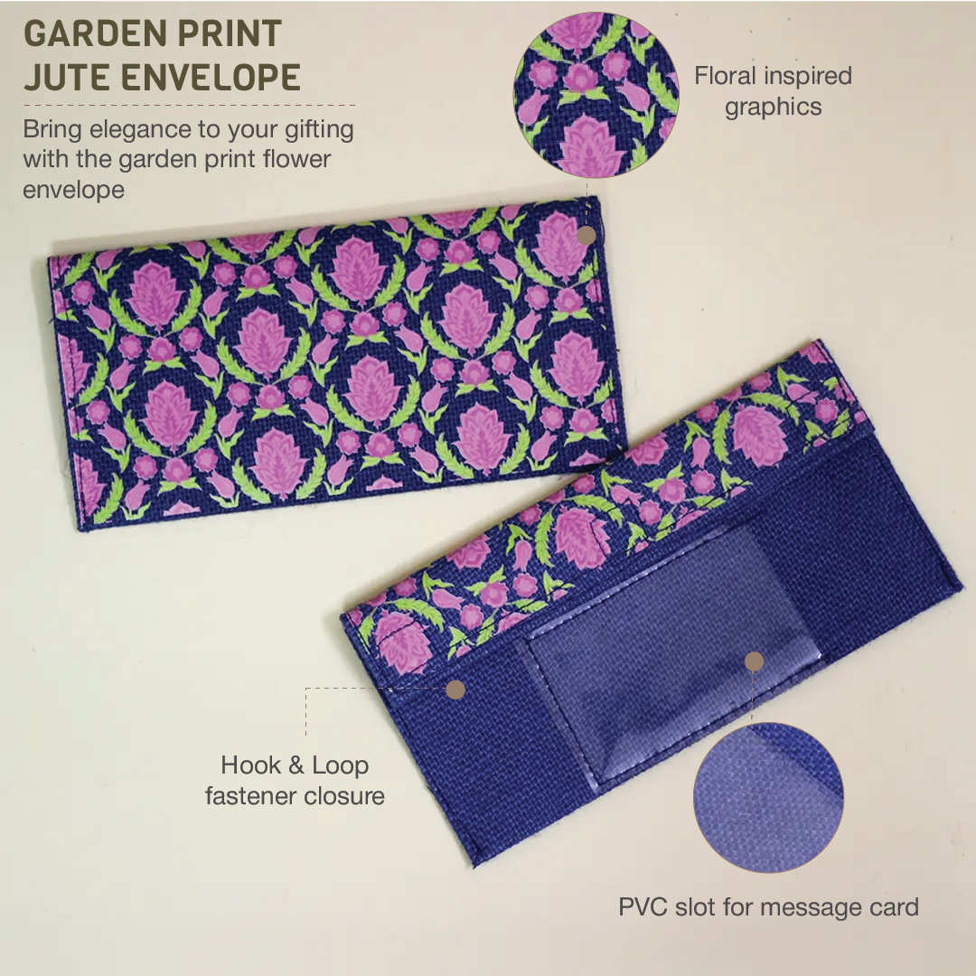 Garden Print Envelope (Pack of 4)