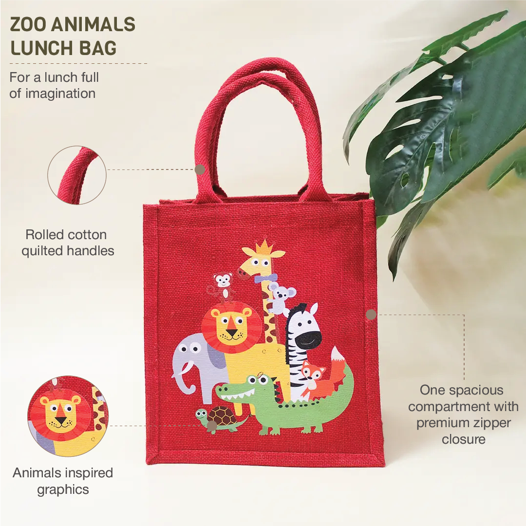 Zoo Animals Lunch bag