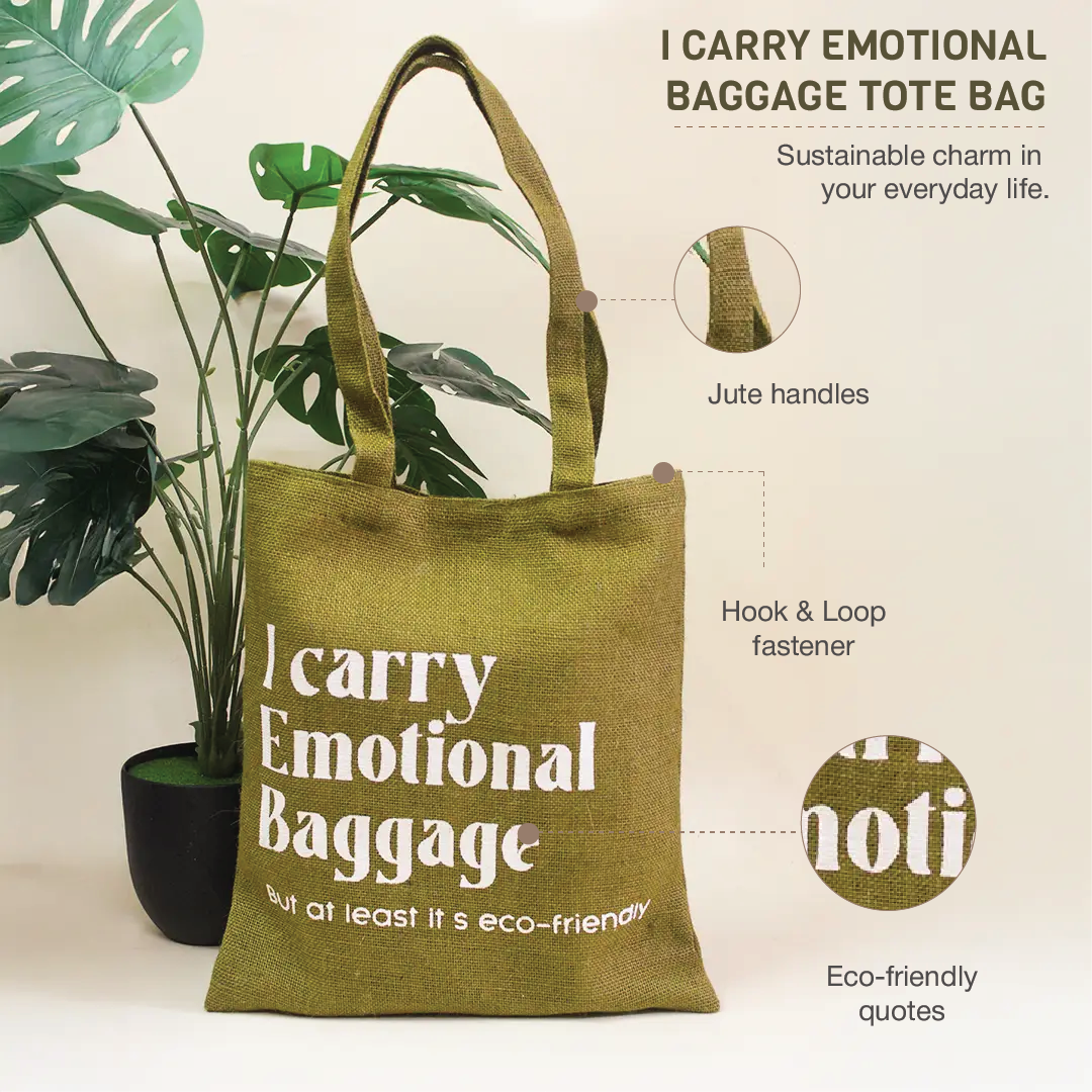 I Carry Emotional Baggage Tote Bag