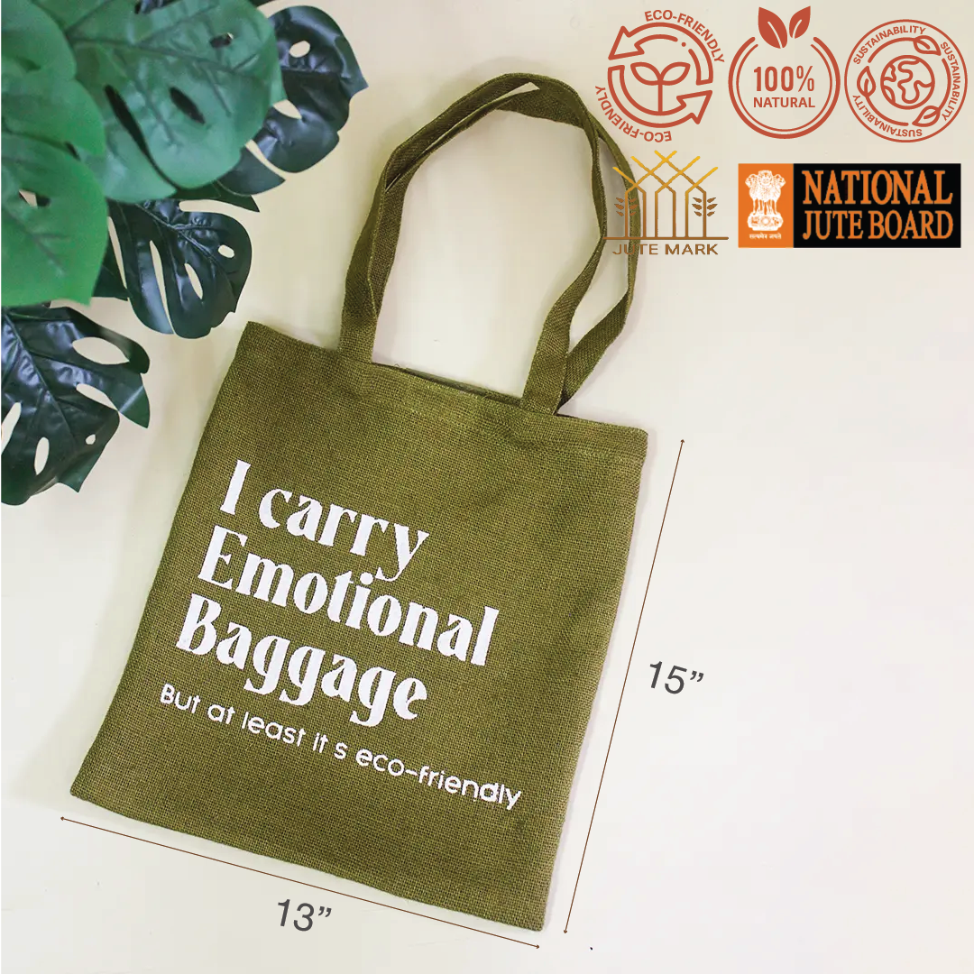 I Carry Emotional Baggage Tote Bag