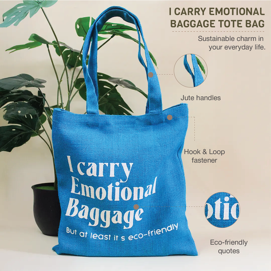 I Carry Emotional Baggage Tote Bag