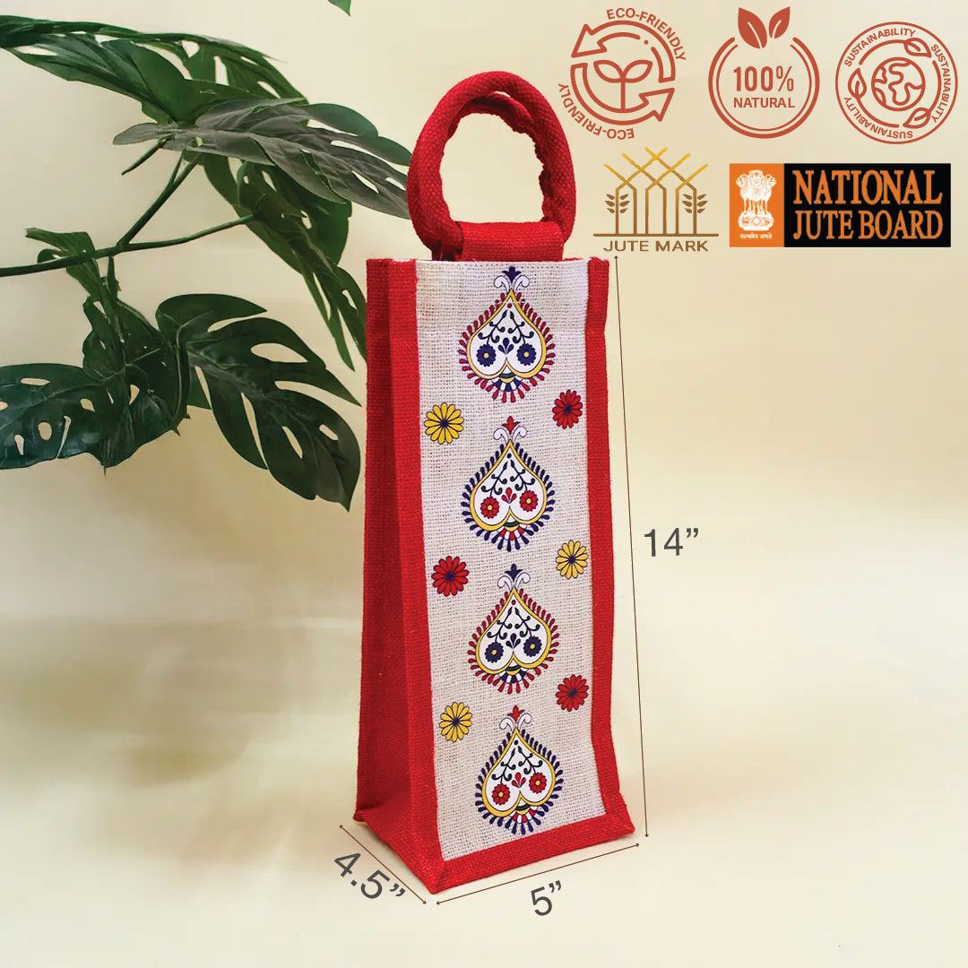 Desi Flower Bottle Bag