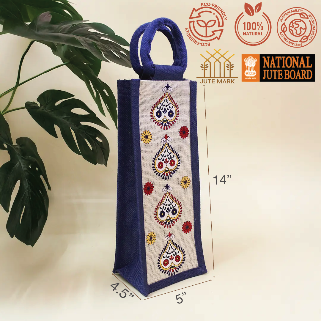 Desi Flower Bottle Bag