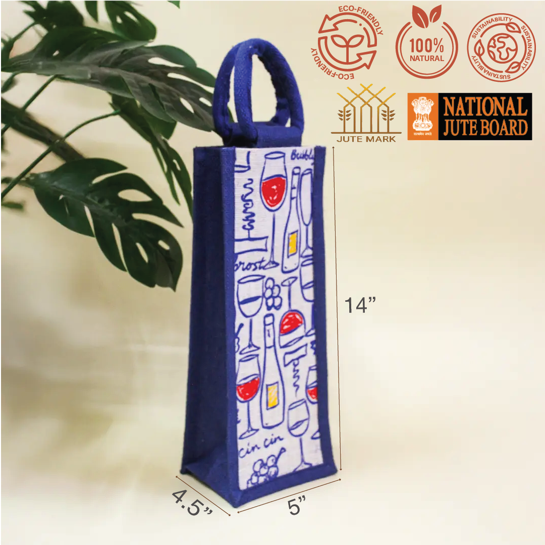 Wine Glasses Bottle bag