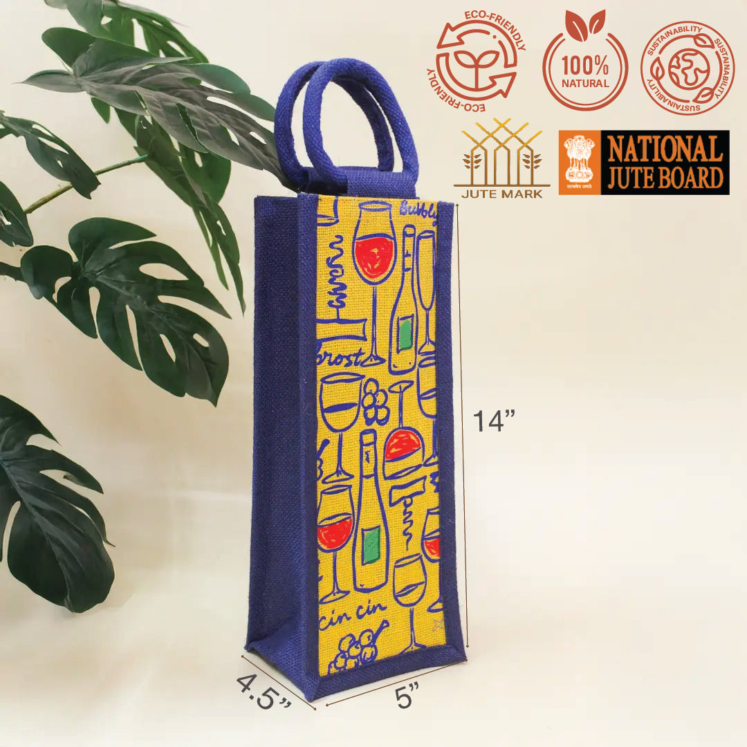 Wine Glasses Bottle bag