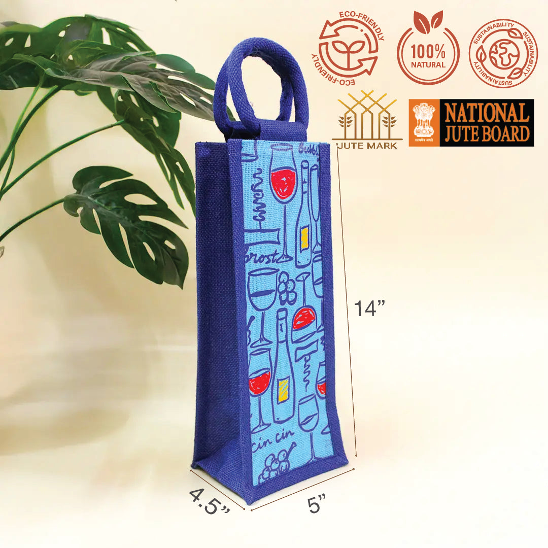 Wine Glasses Bottle bag