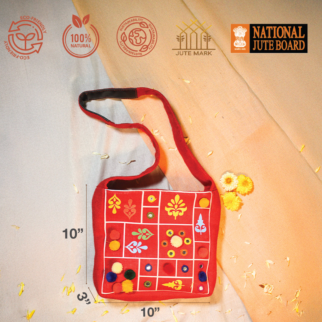 Jhola Jute dandiya bag