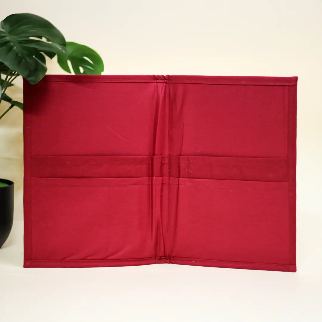 Warli Jute Button folder