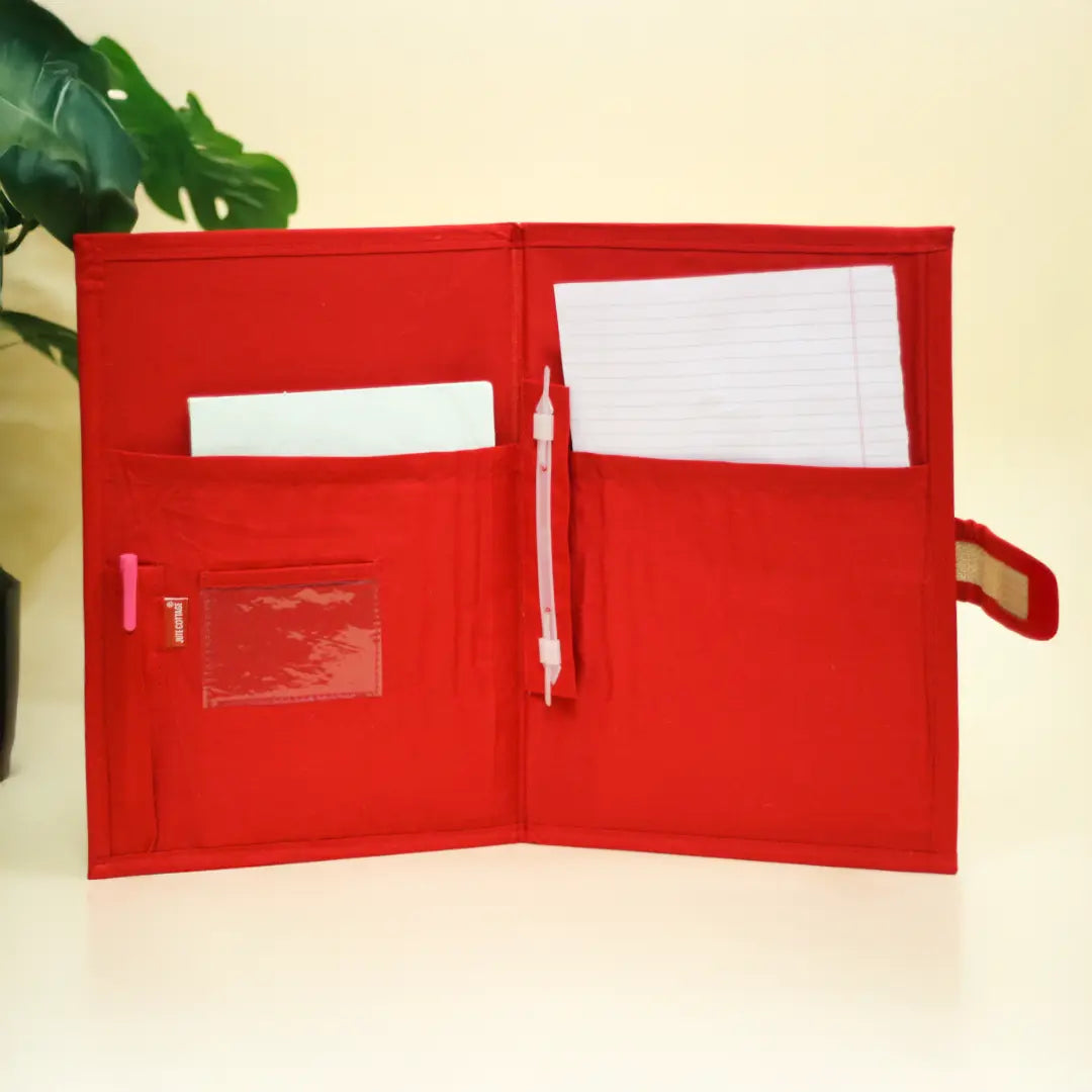 Kalamkari Wooden Button Folder