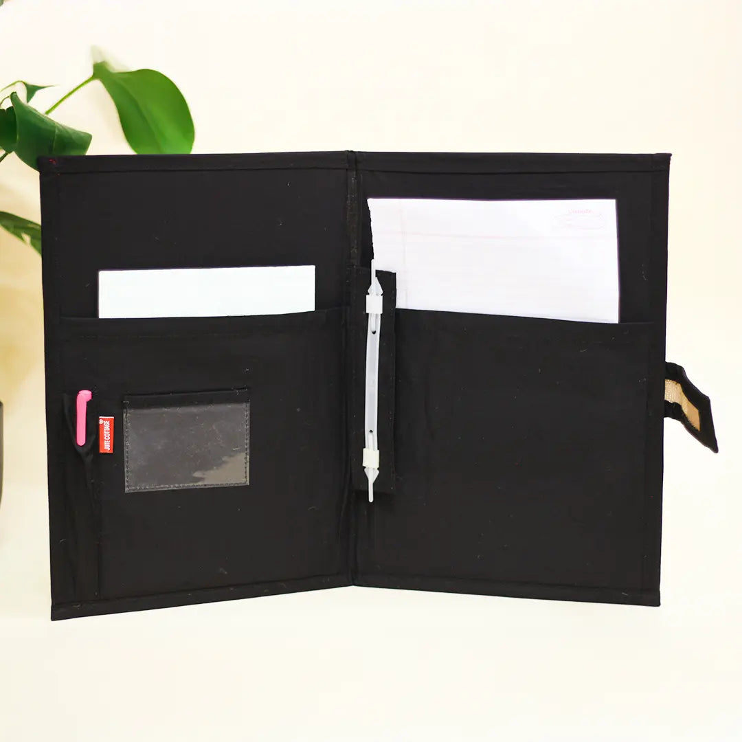 Kalamkari Wooden Button Folder