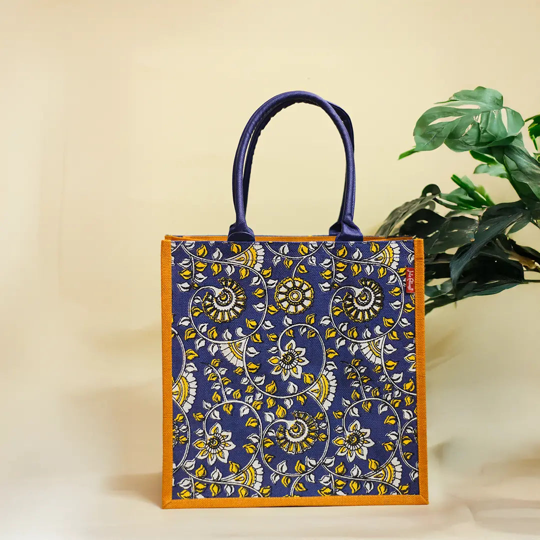 Kalamkari Print Shopping Zipper