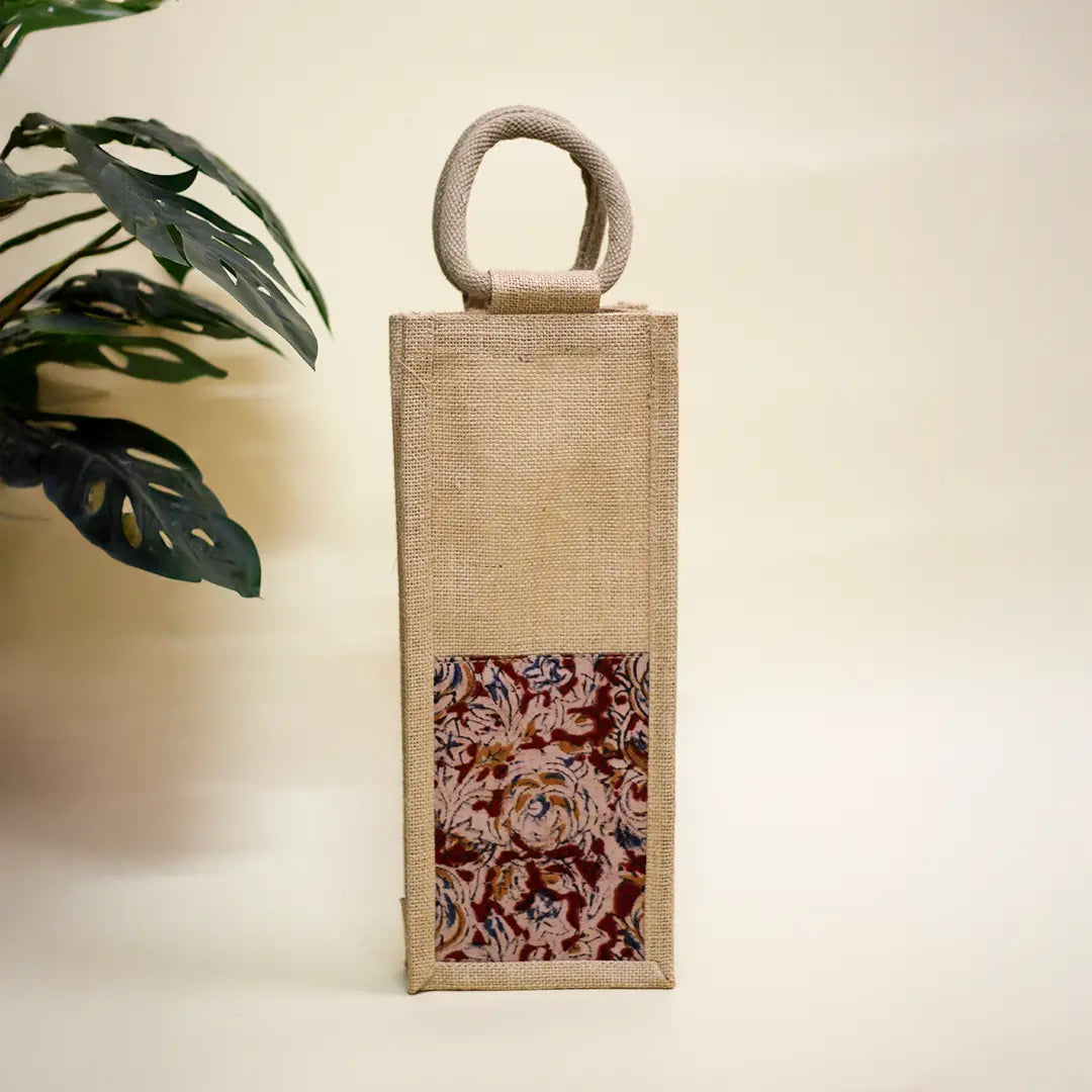 Kalamkari Bottle Bag