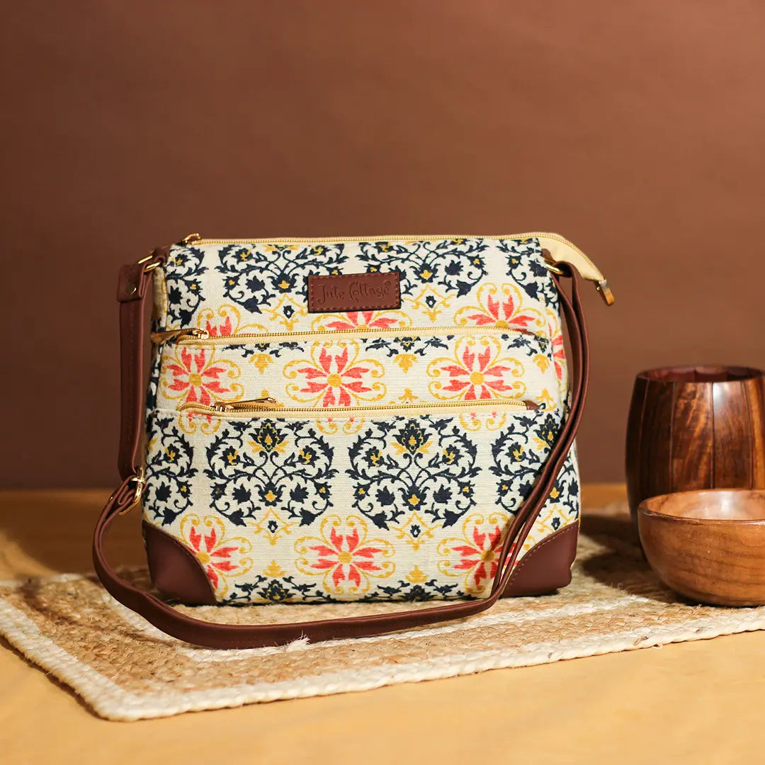 Lattice PanEdged Sling Bag